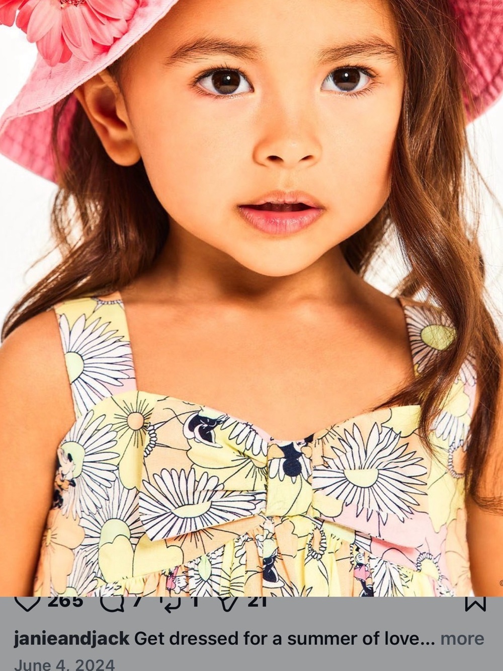 Janie and Jack Disney Minnie Daisy Floral Sundress 18-24M 🌼 - Picture 3 of 5
